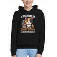 Kawaii Feline Book Reading Read Books Pet My Calico Cat Men Women Graphic Youth Hoodie