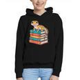 Leopard Gecko Book Lover Reading Graphic Youth Hoodie