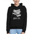 Let's Get Lit Books Graphic Youth Hoodie Let's Get Lit Books Graphic Youth Hoodie
