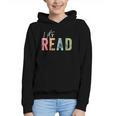 Let's Read Book Nerd Reading Book Lover Librarian Teacher Graphic Youth Hoodie