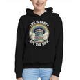 Life Is Short Buy The Book Reading Book Graphic Youth Hoodie