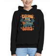 Lifting To Hold More Books Weightlifting Workout Bookish Graphic Youth Hoodie