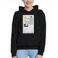 Little Miss Muffet Reading a Picture Book Graphic Youth Hoodie