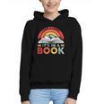 Take A Look It's In A Book Reading Book Vintage Rainbow Graphic Youth Hoodie Take A Look It's In A Book Reading Book Vintage Rainbow Graphic Youth Hoodie