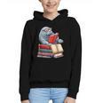 Manatee Reading Books Matching Bookworm Readers Librarian Graphic Youth Hoodie