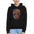 Melanin Girl Afro Book Lover Librarian Teacher Student Graphic Youth Hoodie
