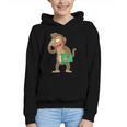 Monkey With a Book Graphic Youth Hoodie