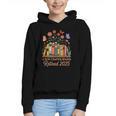 A New Chapter Begins Retired 2025 Books Flowers Graphic Youth Hoodie