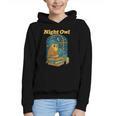 Night Owl Cozy Reading Tea Coffee Lover Bookworm Cute Graphic Youth Hoodie Night Owl Cozy Reading Tea Coffee Lover Bookworm Cute Graphic Youth Hoodie