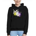 Non-Binary Book Lover Nonbinary Daisy LGBT Reading Pride Graphic Youth Hoodie Non-Binary Book Lover Nonbinary Daisy LGBT Reading Pride Graphic Youth Hoodie