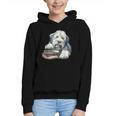 Old English Sheepdog Books Reading Dog Breed Graphic Graphic Youth Hoodie Old English Sheepdog Books Reading Dog Breed Graphic Graphic Youth Hoodie