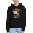 One-Handed Reading Club Smutty Book Lover Graphic Youth Hoodie One-Handed Reading Club Smutty Book Lover Graphic Youth Hoodie