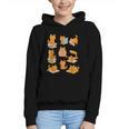 Orange Cats Reading Books Cat Lover Graphic Youth Hoodie Orange Cats Reading Books Cat Lover Graphic Youth Hoodie