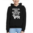 Outside Of A Dog A Book Is Man's Best Friend Apparel Graphic Youth Hoodie