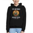 Owl I'm Retired Reading Books Is My Job Graphic Youth Hoodie Owl I'm Retired Reading Books Is My Job Graphic Youth Hoodie