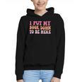 I Put My Book Down To Be Here Book Lover Book Nerd Graphic Youth Hoodie I Put My Book Down To Be Here Book Lover Book Nerd Graphic Youth Hoodie