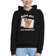 Quiet Girl Loud Imagination Book Lover Bookworm Reader Graphic Youth Hoodie Quiet Girl Loud Imagination Book Lover Bookworm Reader Graphic Youth Hoodie