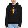 Rainbow Book With Stars And Moon Phases Gay Pride LGBT Graphic Youth Hoodie Rainbow Book With Stars And Moon Phases Gay Pride LGBT Graphic Youth Hoodie