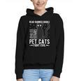 Read Banned Books Pet Cats Fight Evil Read Banned Books Graphic Youth Hoodie