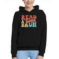 Read A Book Bruh Read Reading Librarian Boys Teen Kids Graphic Youth Hoodie