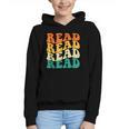 Read Read Read Read Book Lover Reading Bookworm Reader Graphic Youth Hoodie
