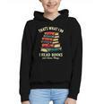 I Read Books Bookworm Halloween Graphic Youth Hoodie I Read Books Bookworm Halloween Graphic Youth Hoodie