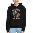 Read Books Be Kind Stay Weird Skeleton Grim Reaper Reading Graphic Youth Hoodie Read Books Be Kind Stay Weird Skeleton Grim Reaper Reading Graphic Youth Hoodie