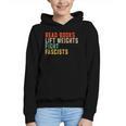 Read Books Lift Weights Fight Fascists Reading Graphic Youth Hoodie