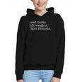 Read Books Lift Weights Fight Fascists Graphic Youth Hoodie