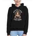 Read Books Be Weird Stay Feral Goat Graphic Youth Hoodie Read Books Be Weird Stay Feral Goat Graphic Youth Hoodie