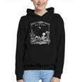 Read In Peace Skeleton Reading Book Halloween Bookish Graphic Youth Hoodie
