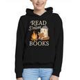 Read S'More Books Campfire Reading Book Lovers Camper Graphic Youth Hoodie