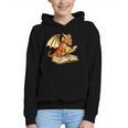 Reading Dragon Book Lover Bookworm Reader Graphic Youth Hoodie