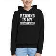 Reading Is My Favorite Sport Book Lover Reader Graphic Youth Hoodie