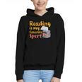 Reading Is My Favorite Sport Book Lovers Graphic Youth Hoodie