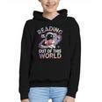 Reading Is Out Of This World Space Book Lover Graphic Youth Hoodie