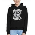 Reading Is Out Of This World Space Books Lover Graphic Youth Hoodie Reading Is Out Of This World Space Books Lover Graphic Youth Hoodie