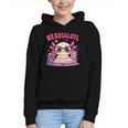 Readsolotl Pink Kawaii Axolotl Book Lover Reading Graphic Youth Hoodie Readsolotl Pink Kawaii Axolotl Book Lover Reading Graphic Youth Hoodie