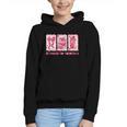 Retro Coquette Bow All Booked For Valentines Book Lover Cute Graphic Youth Hoodie