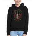 Romantasy Book Club Coffee Sword Roses Graphic Youth Hoodie Romantasy Book Club Coffee Sword Roses Graphic Youth Hoodie