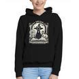 Salem Witch Book Club Vintage Halloween Cat Book Lover Graphic Youth Hoodie Salem Witch Book Club Vintage Halloween Cat Book Lover Graphic Youth Hoodie