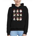 Santa Ghost Reading Books Christmas Library Teacher Graphic Youth Hoodie
