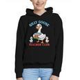 Silly Goose With Books Teacher Club School Educator Graphic Youth Hoodie