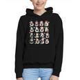 Snowman Reading Book Christmas Cozy Book Lover Bookish Graphic Youth Hoodie