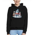 Snowman Reading Books Lovers Librarian Bookworm Christmas Graphic Youth Hoodie Snowman Reading Books Lovers Librarian Bookworm Christmas Graphic Youth Hoodie