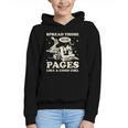 Spread Those Pages Like A Good Girl Shirt Smutty Spicy Book Graphic Youth Hoodie