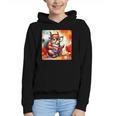 Squirrel Reading Comic Book On Autumn Branch Glasses Leaves Graphic Youth Hoodie Squirrel Reading Comic Book On Autumn Branch Glasses Leaves Graphic Youth Hoodie