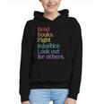 Stop Book Banning Pro Library Graphic Youth Hoodie
