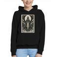 Tarot Cards Guide Book Esoteric Mysticism Clothing Tarot Card Justice Graphic Youth Hoodie