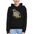 Teachersaurus Dinosaur Teachers Dino Reading Book Librarian Graphic Youth Hoodie